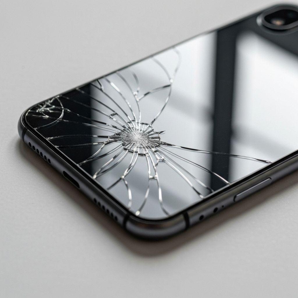 Back Glass Replacement - Before